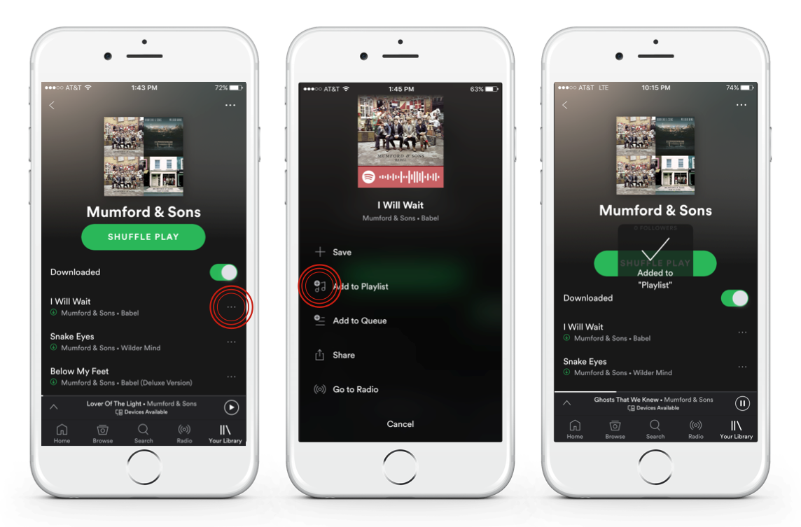 iphone spotify player