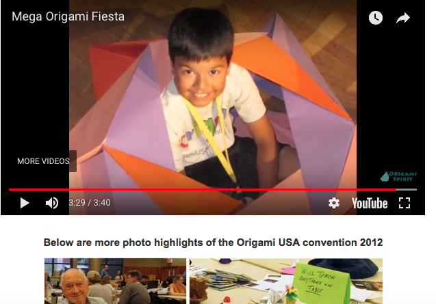 child in origami star box
