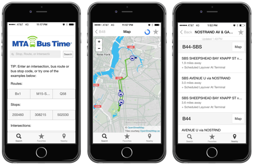 Design Critique MTA Bus Time (iPhone App) IXDPratt