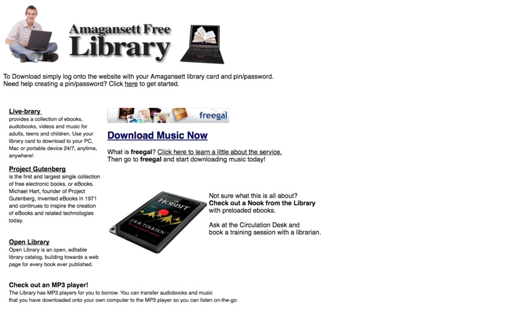 Design Critique Amagansett Free Library (Desktop & Mobile) IXDPratt