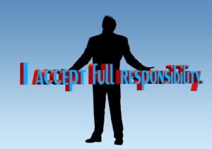 I accept full responsibility picture with man