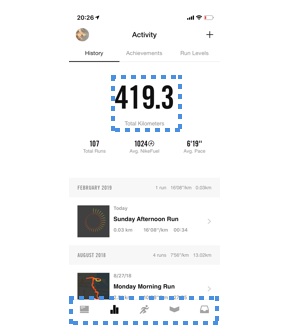 Stunning App Design Inspiration: Nike+ Run Club