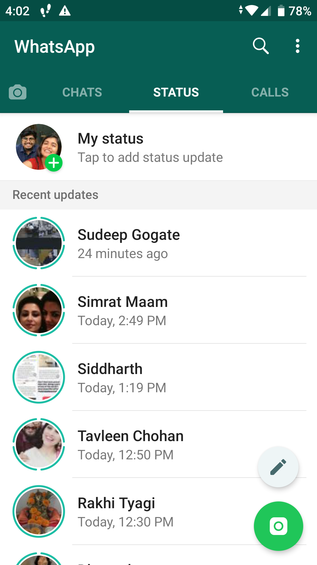 Design Critique: Whatsapp Messenger (Android App) – IXD@Pratt