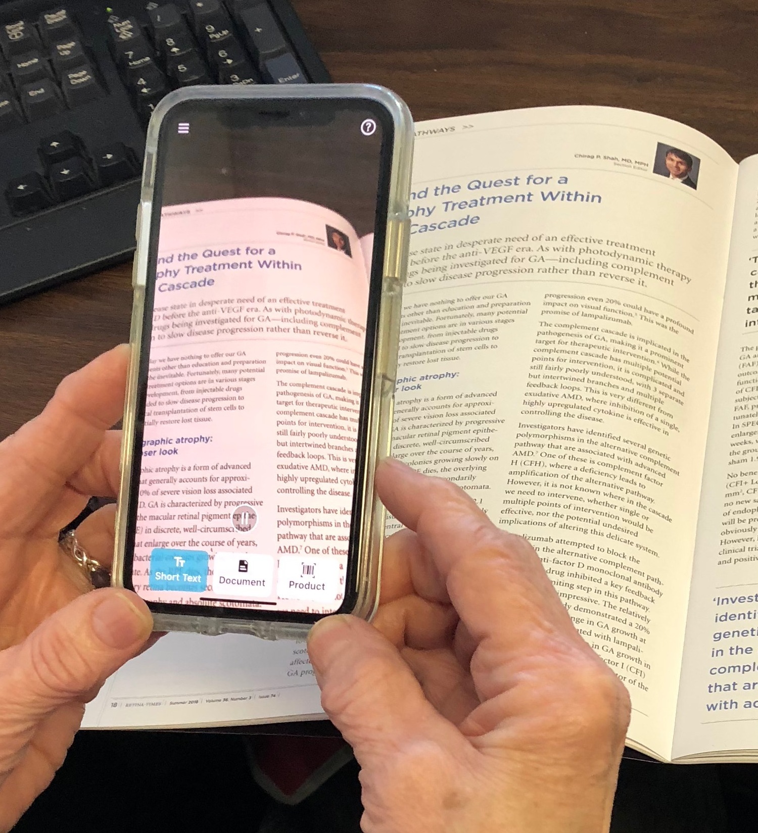 Assistive technology seeing ai ios app ixd pratt