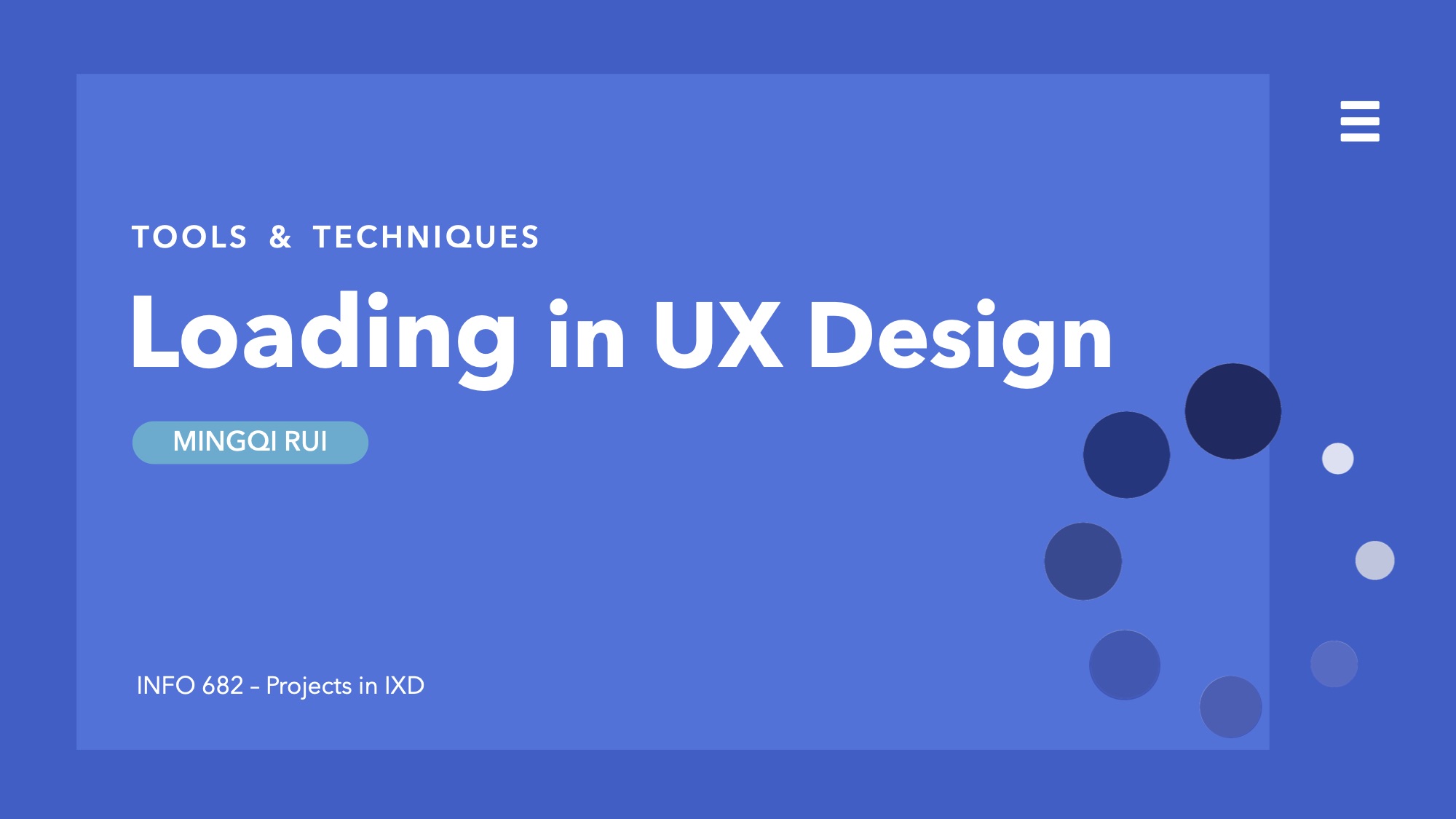 Loading in UX Design – IXD@Pratt