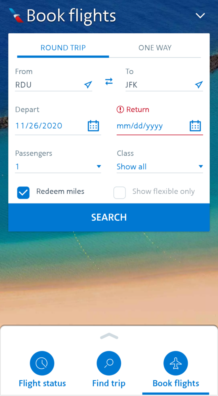 Design Critique: American Airlines (Mobile App) – IXD@Pratt