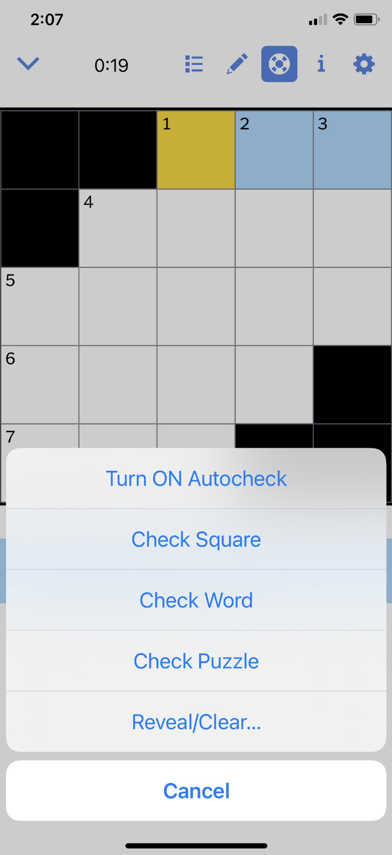 Design Critique: The New York Times Crossword Puzzle (iPhone app) IXD Design Critique: The New York Times Crossword Puzzle (iPhone app) IXD