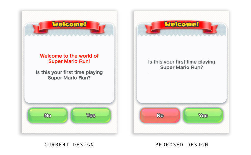 Super Mario Run Onboarding Screen 1 (Welcome Screen)