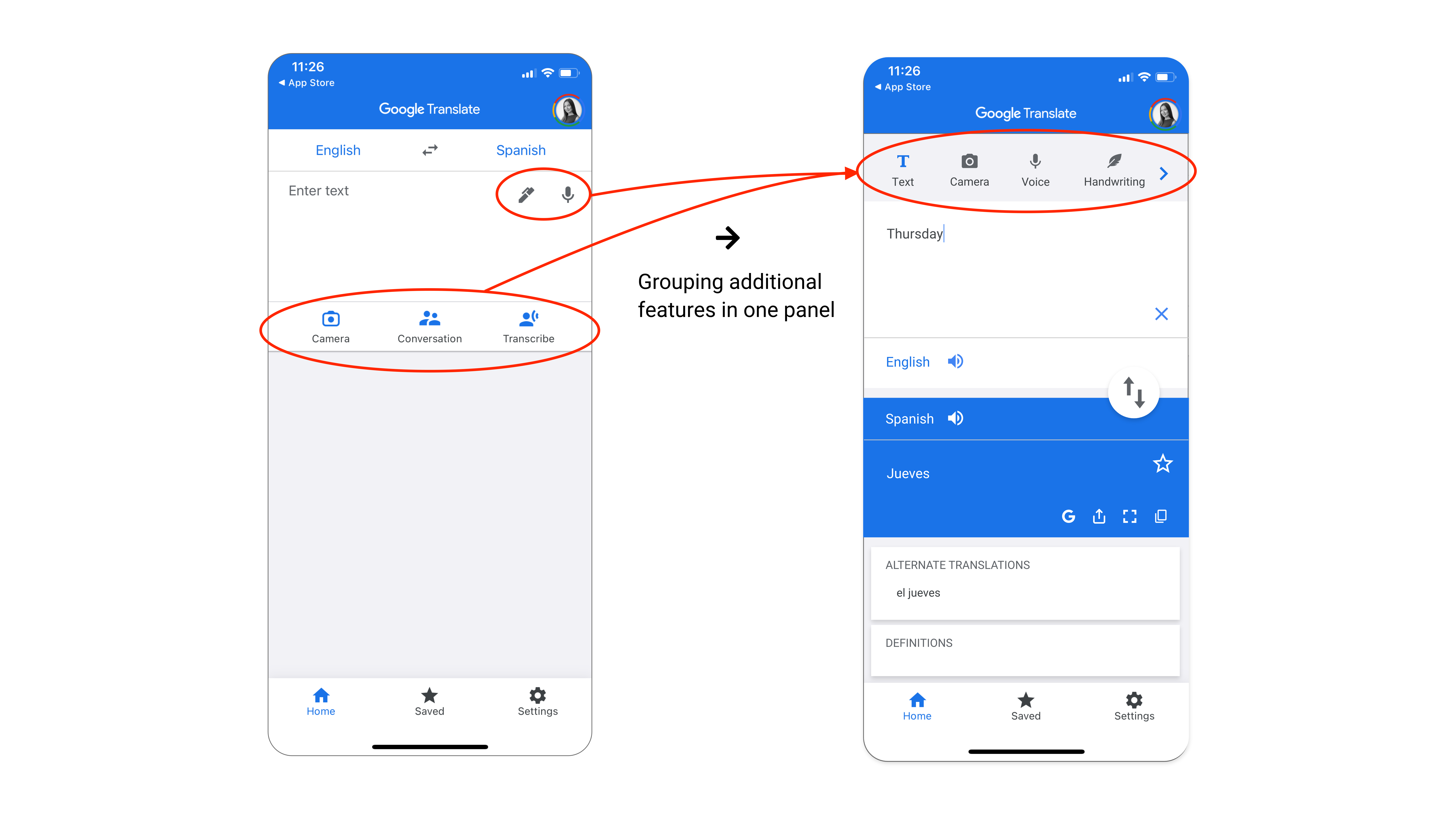 Design Critique Google Translate iOS IXD Pratt