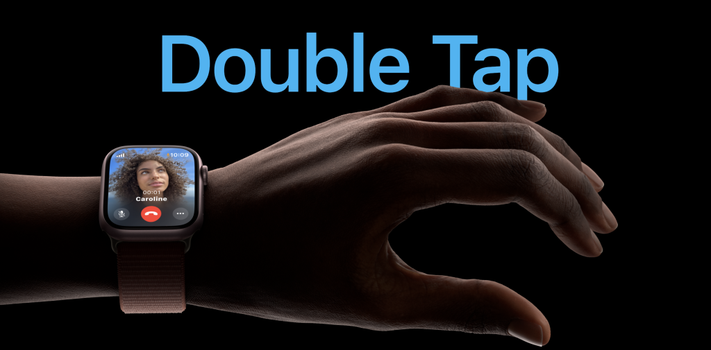 Image depicting the use of assistive touch on Apple watch