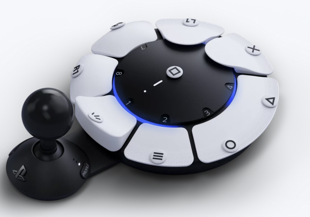 image of Sony Playstation's Access controller from above
