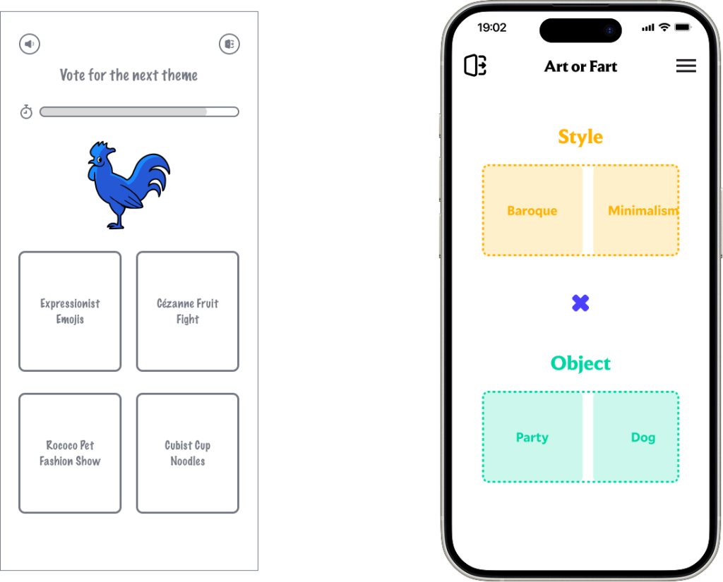 Before-and-After Theme Selection